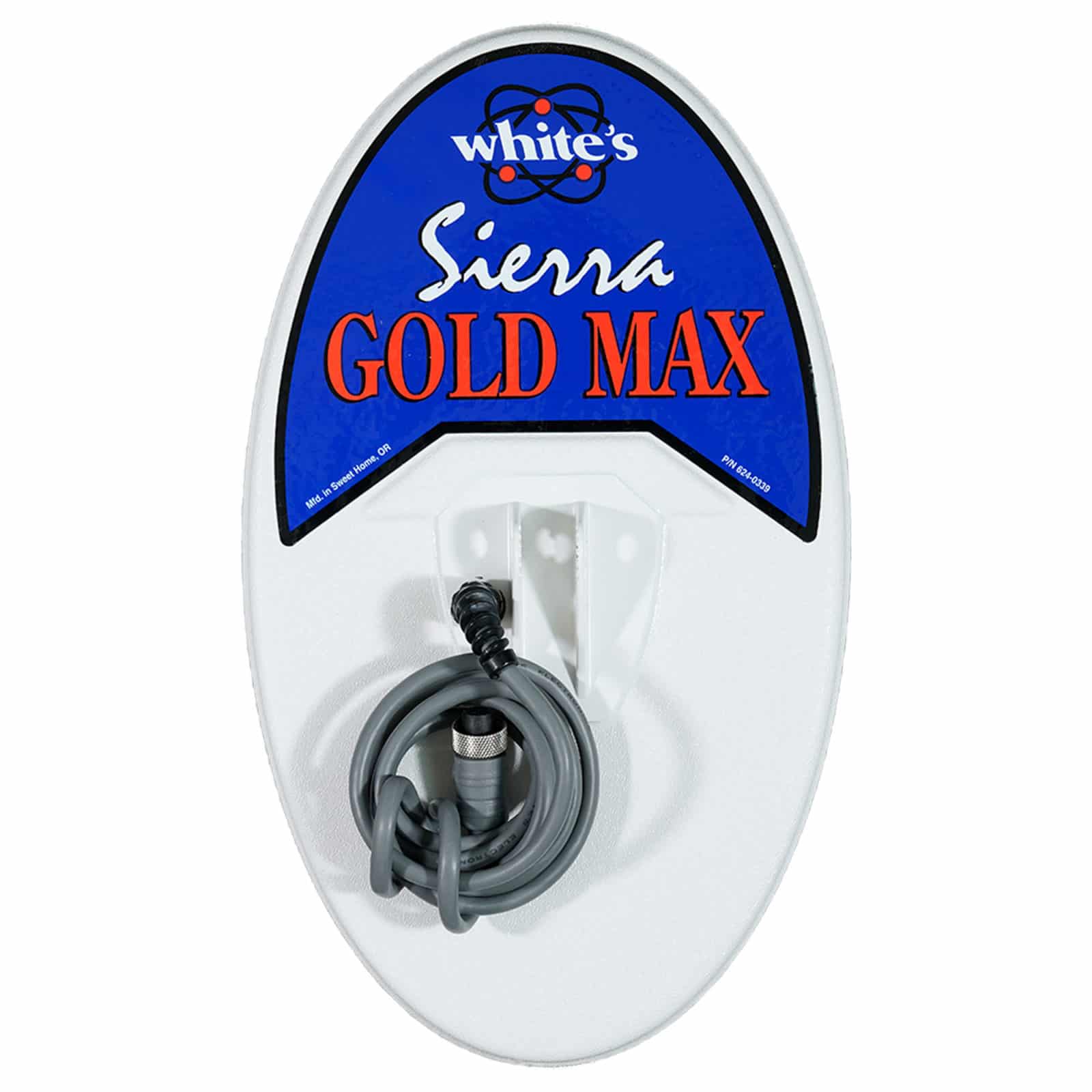 Whites Electronics 8x14 Sierra Goldmax Loop Search Coil 50kHz for Metal Detecting - Waterproof Coil for Gold Prospecting & Treasure Hunting in Fields & Beaches