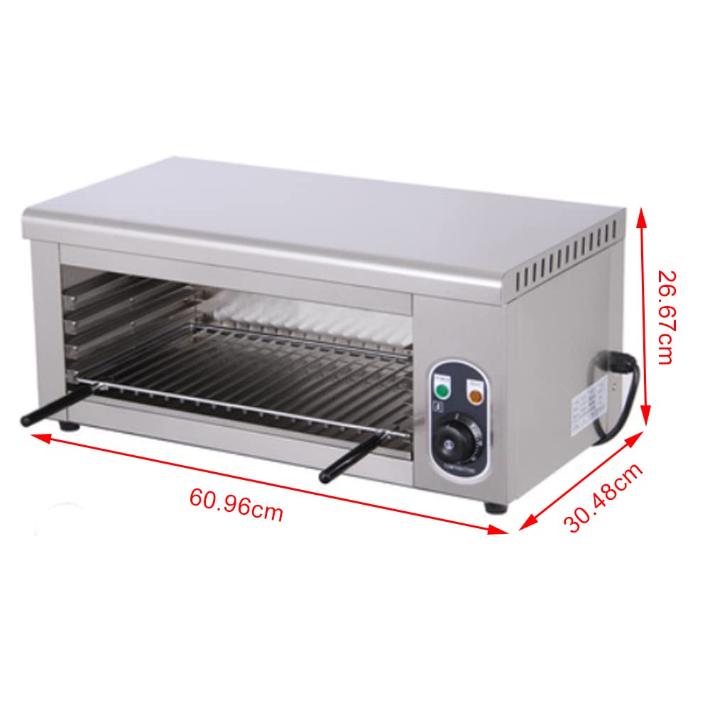 Electric Cheese Melter 2000W - Commercial & Home Countertop Salamander Broiler, Raclette Grill & BBQ Oven for Melting Cheese, Toasting Sandwiches & Grilling Meats | Perfect for Restaurants, Parties & Family Gatherings