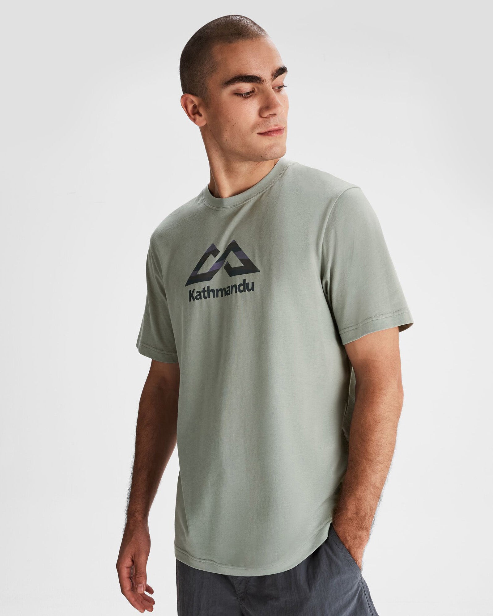 Men's Organic Cotton Logo Graphic T-Shirt | Comfortable & Eco-Friendly Casual Tee for Everyday Wear, Gym, and Outdoor Activities