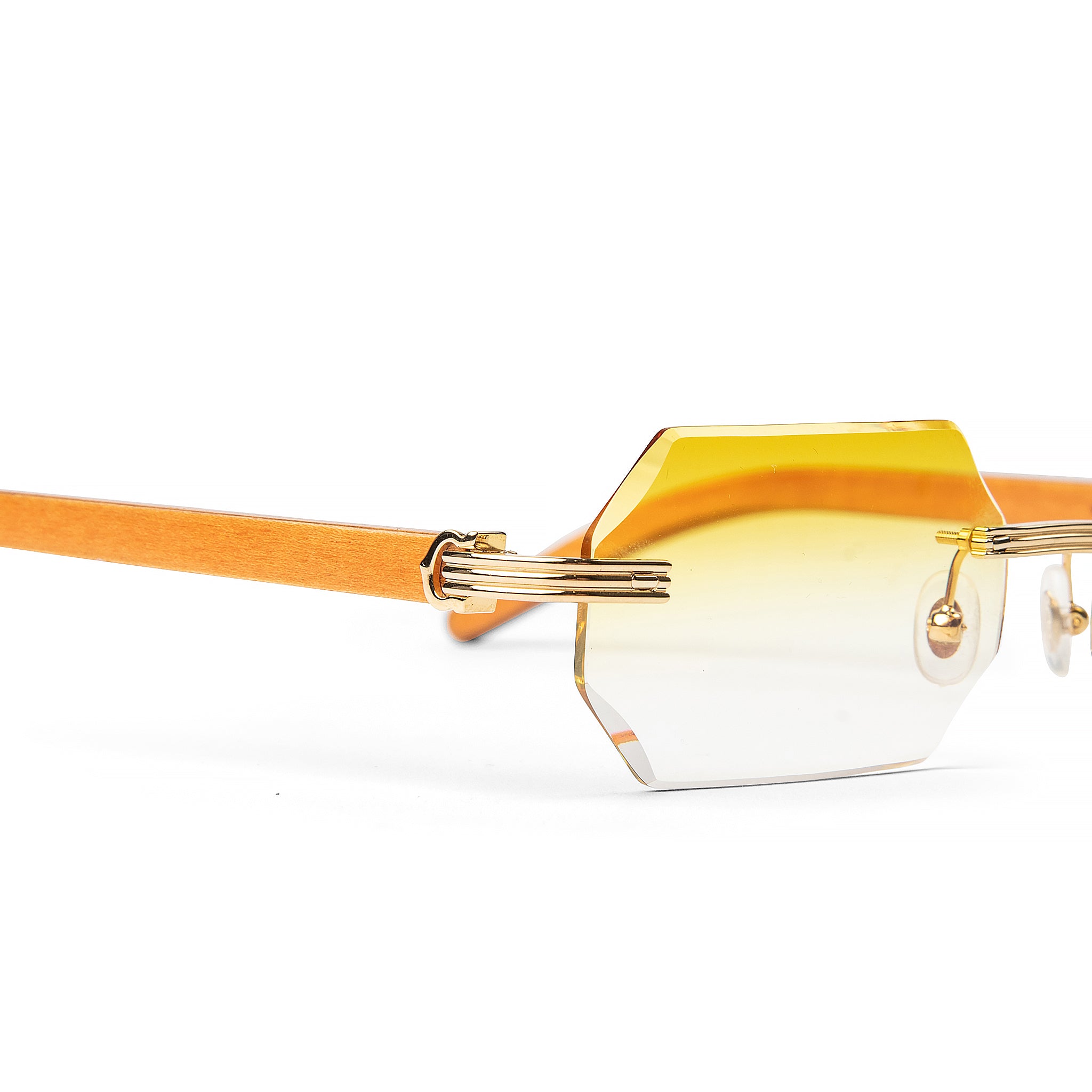 Cartier CT0286O 006 Premiere De Cartier Rimless Sunglasses for Women - Luxury Designer Eyewear with UV Protection - Perfect for Beach, Driving & Fashion Outfits