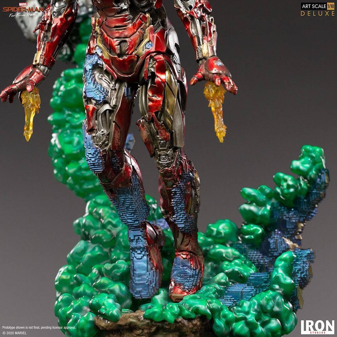 Iron Studios Spider-Man: Far From Home - Iron Man Illusion Deluxe BDS Art Scale 1/10 Statue | Marvel Collectible Action Figure for Display & Home Decor
