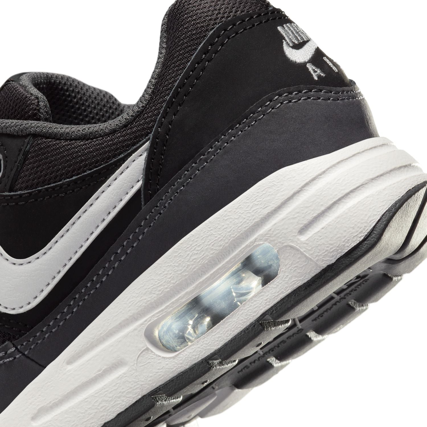 Nike Kids Air Max 1 'Black Anthracite' Running Shoes - Lightweight & Comfortable Sneakers for Boys and Girls - Perfect for School, Sports, and Everyday Wear