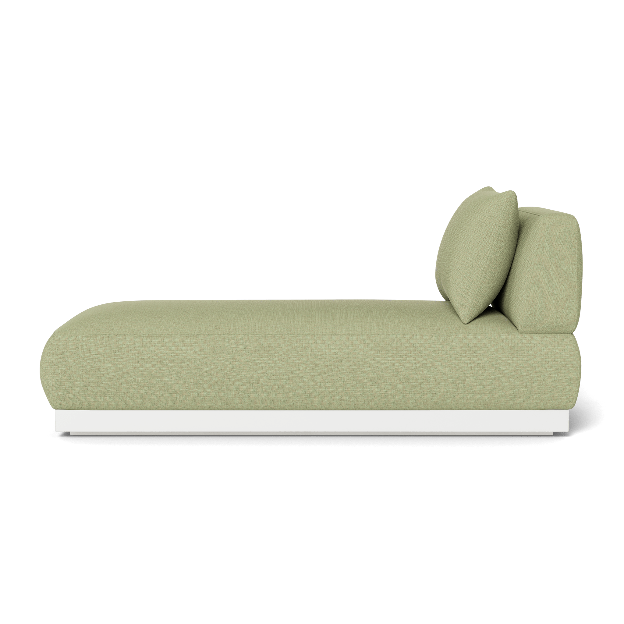 Luxury Amalfi Armless Chaise Lounge Chair - Modern Accent Furniture for Living Room, Bedroom, or Patio - Perfect for Relaxing, Reading, and Sunbathing