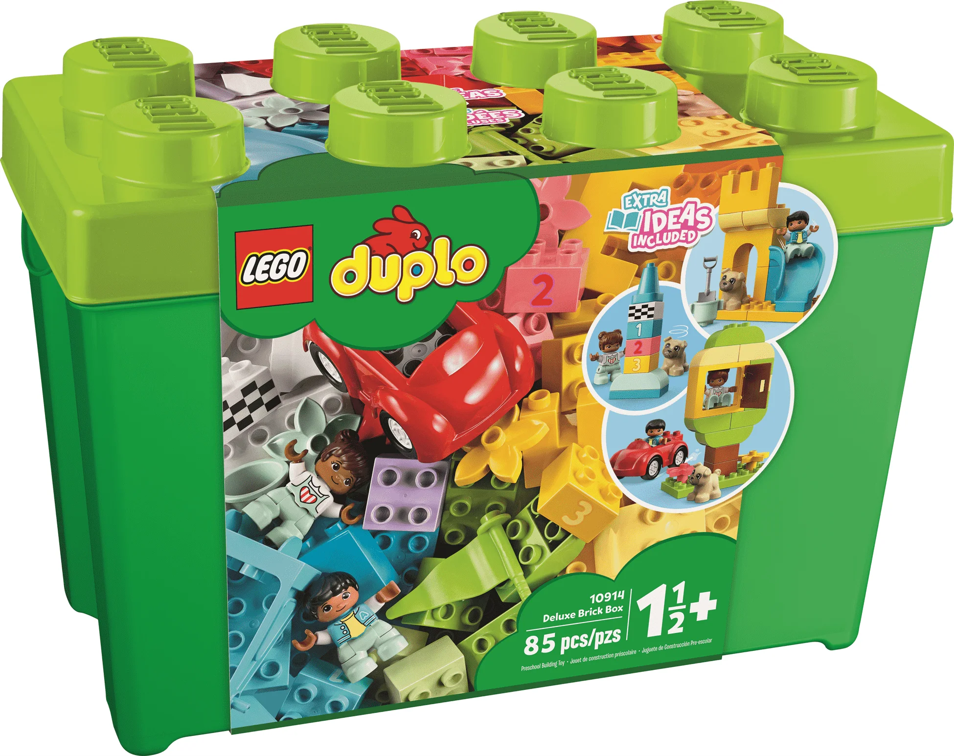 LEGO® DUPLO® Deluxe Brick Box - 10913 Building Blocks Set for Toddlers | Creative Learning Toys for Kids Ages 1.5-5 Years | Perfect for Preschool Education & Family Playtime