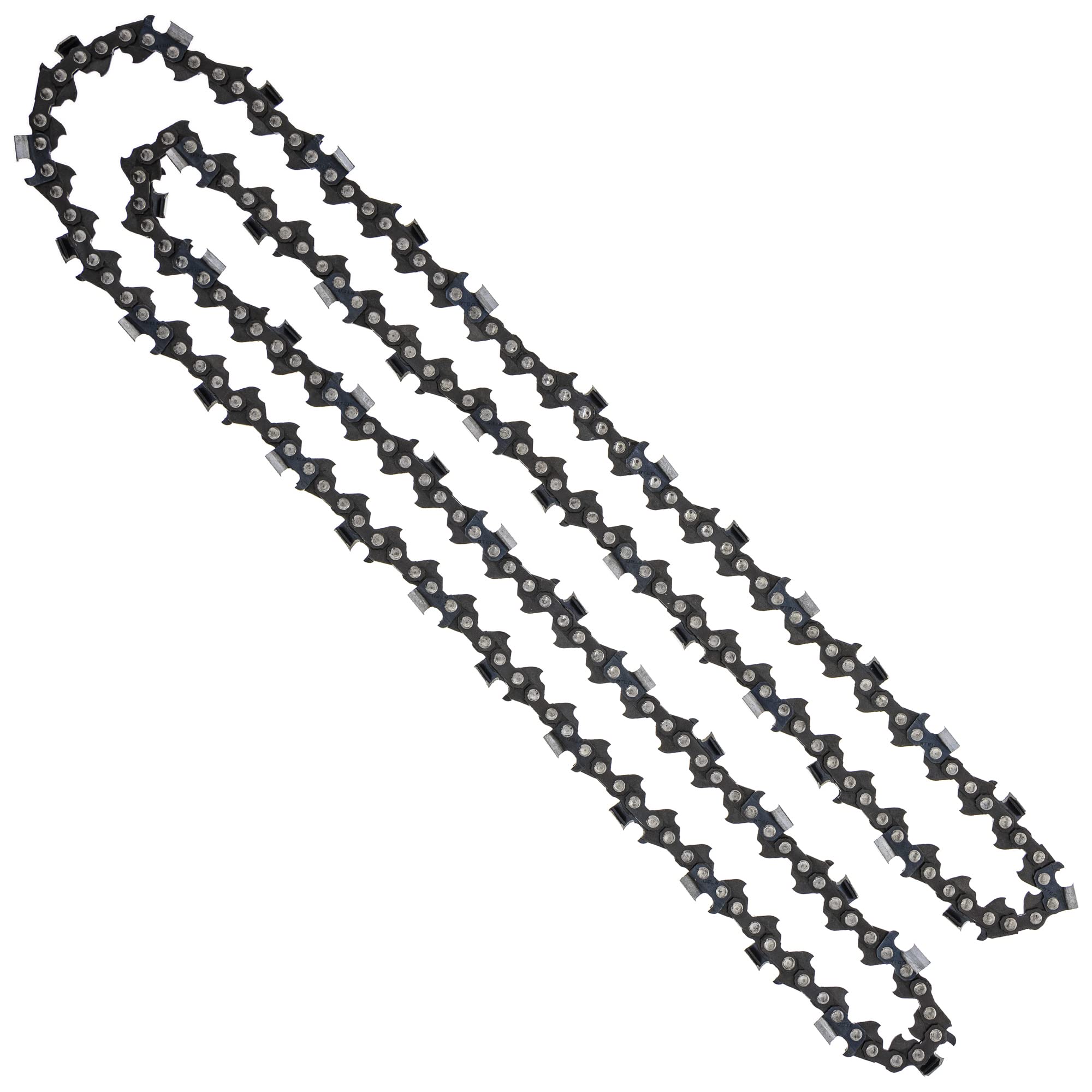 6 Pack Full Chisel Chainsaw Chain 32 Inch .050 Gauge 3/8 Pitch 105 DL - Compatible with Husqvarna 372XP, Echo CS-600P, Jonsered 670 - Ideal for Professional Logging, Tree Felling & Heavy-Duty Wood Cutting