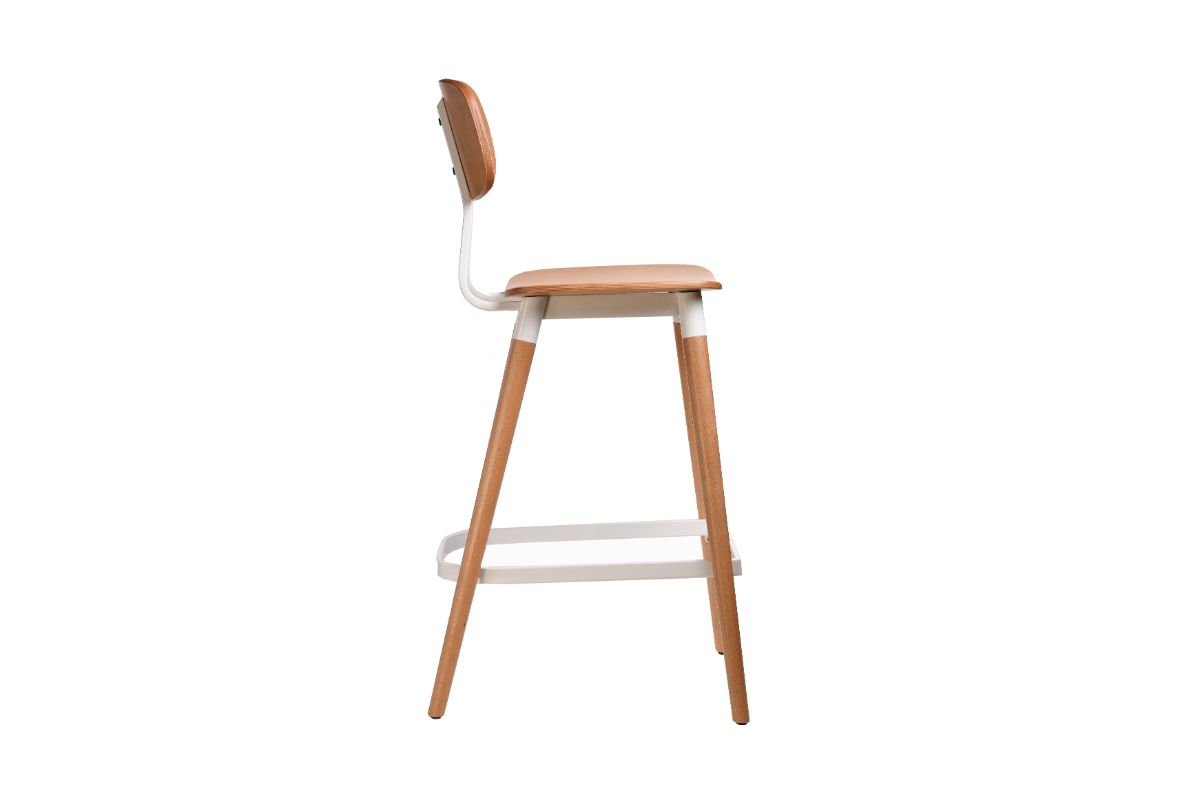 Felix Bar Stool with Plywood Seat - 740mm/29