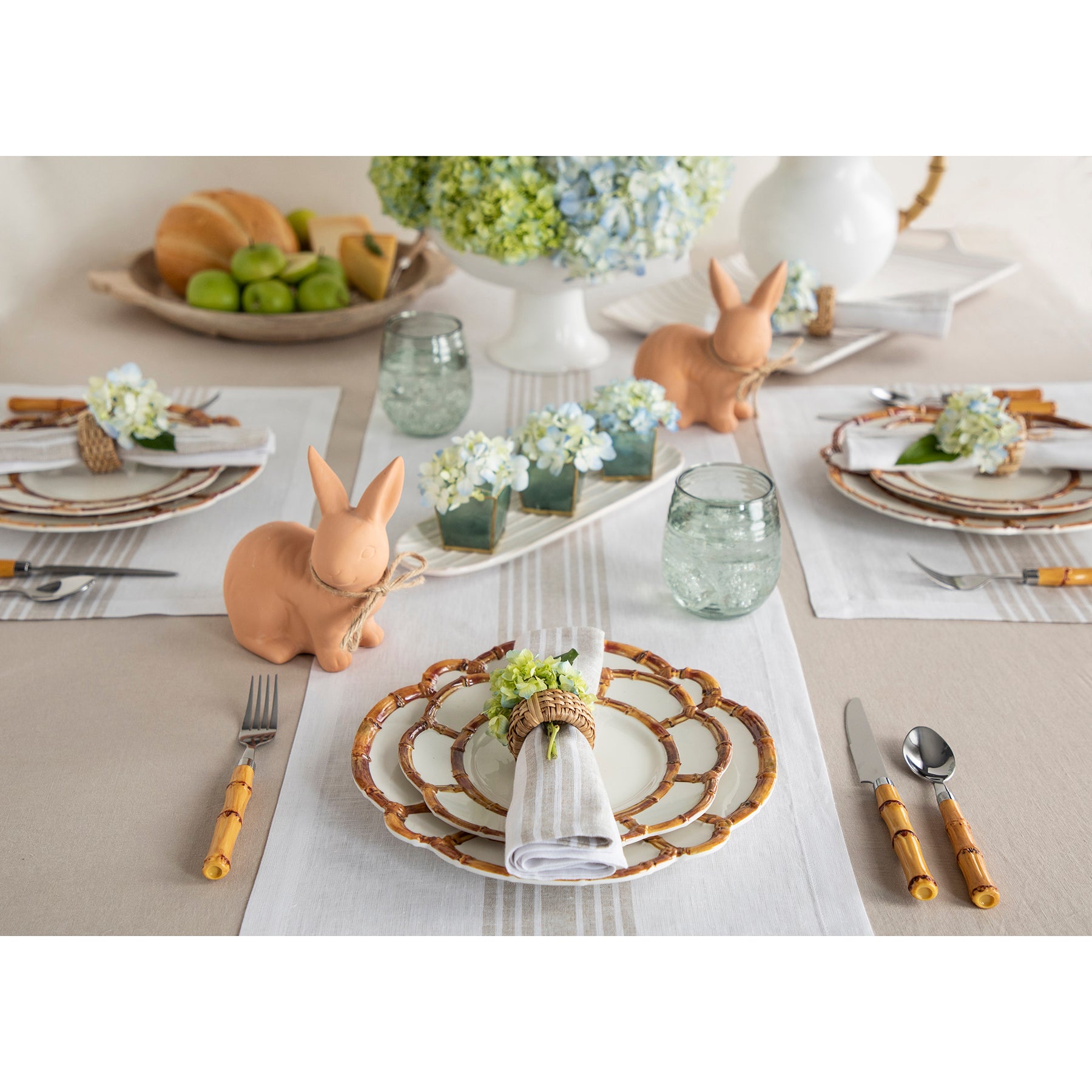 Rustic Farmhouse Table Runner - Cotton Linen Blend for Dining Room Decor - Perfect for Thanksgiving, Christmas & Everyday Use