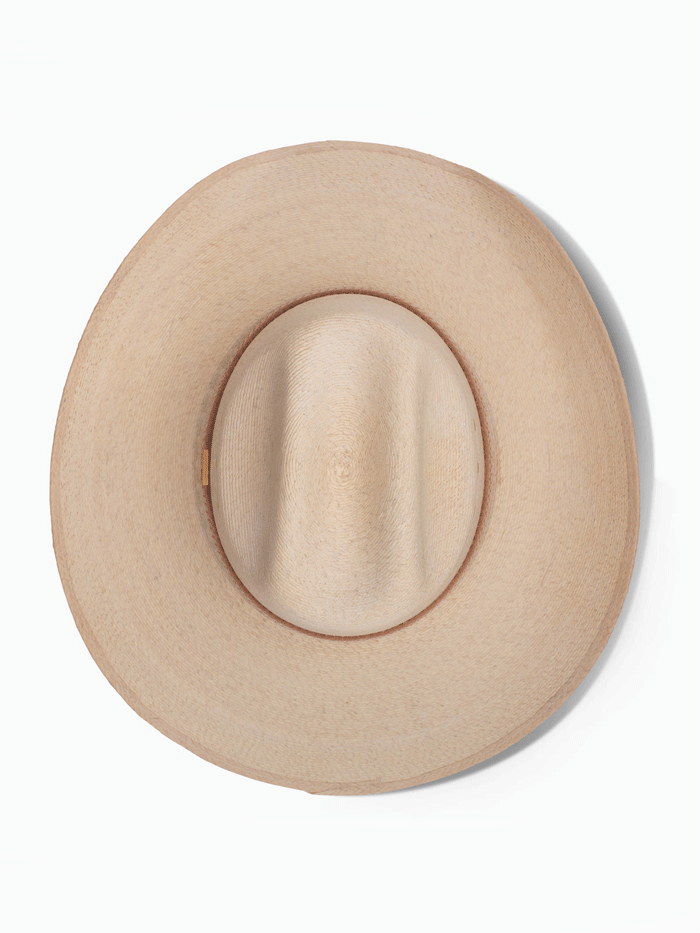 Resistol RSCTRL 804081 George Strait Cowboy Hat - Natural Palm Straw Centerline Design for Western Riders & Country Music Fans | Perfect for Rodeo, Concerts & Outdoor Events