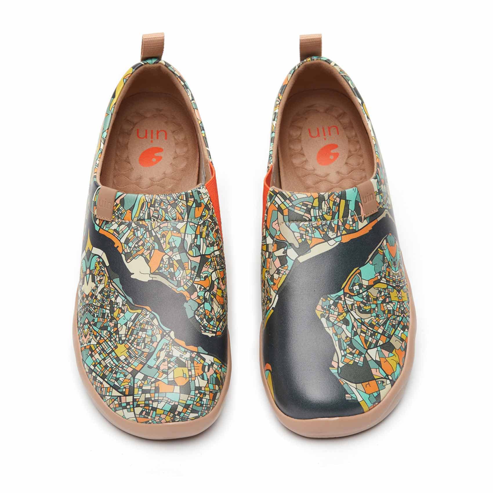 UIN Men's Slip-On Walking Shoes - Lightweight Travel Loafers with Microfiber Comfort for Casual Wear | Perfect for Travel, Work & Everyday Fashion Sneakers