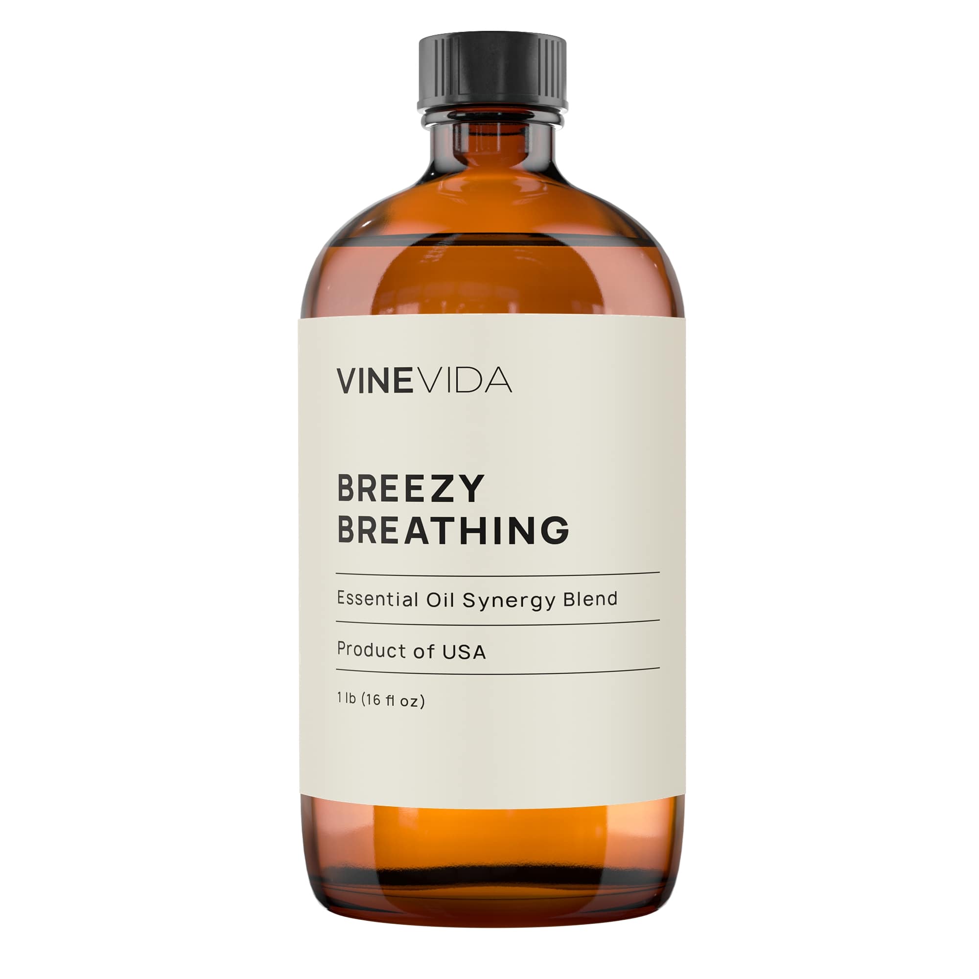 Breezy Breathing Synergy Blend Essential Oil - Natural Aromatherapy for Relaxation & Stress Relief - Perfect for Diffusers, Massage & Home Spa