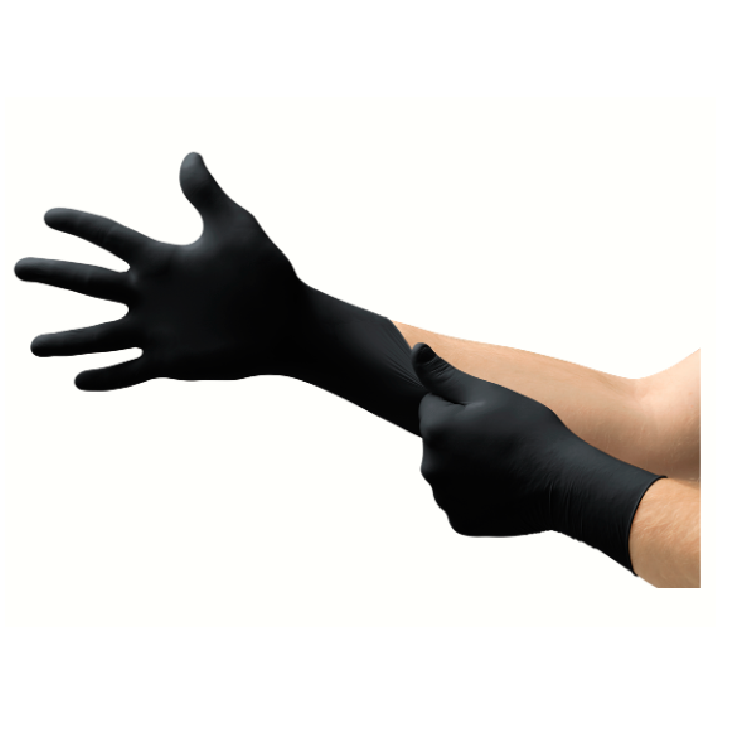 MicroFlex MK296S 10 CASE Black Nitrile Powder-Free Gloves, Small (1000 Count) - Disposable Gloves for Medical, Dental, Food Handling & Cleaning