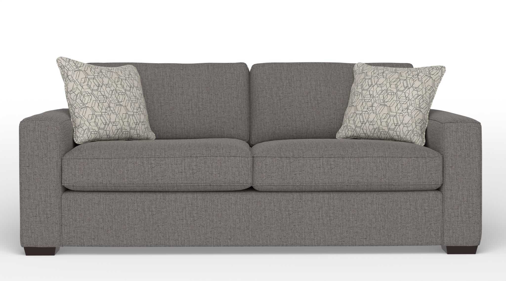 Celeste Queen Sofa Bed with Innerspring Mattress in Patina Grey - Convertible Sleeper Sofa for Small Spaces, Guest Room & Apartment Living