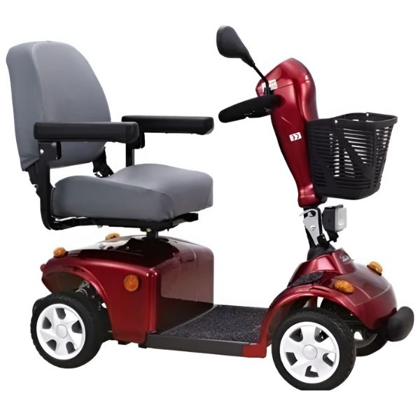 FreeRider USA FR168 4S II Heavy Duty 4 Wheel Mobility Scooter for Adults - 500 lb Weight Capacity, All-Terrain Electric Scooter for Seniors & Disabled (Perfect for Outdoor Use, Shopping Malls & Travel)