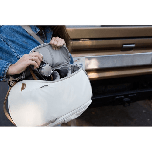 Peak Design Everyday Backpack 15L - Waterproof Camera Backpack with Zip Closure, Bone Color - Perfect for Travel, Photography & Daily Commute