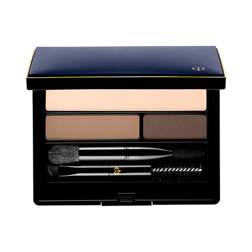 Clé de Peau Beauté Eyebrow & Eyeliner Compact - Waterproof, Long-Lasting Dual Makeup Palette for Perfect Brows & Precise Liner - Ideal for Everyday Use, Professional Makeup & Travel Essentials