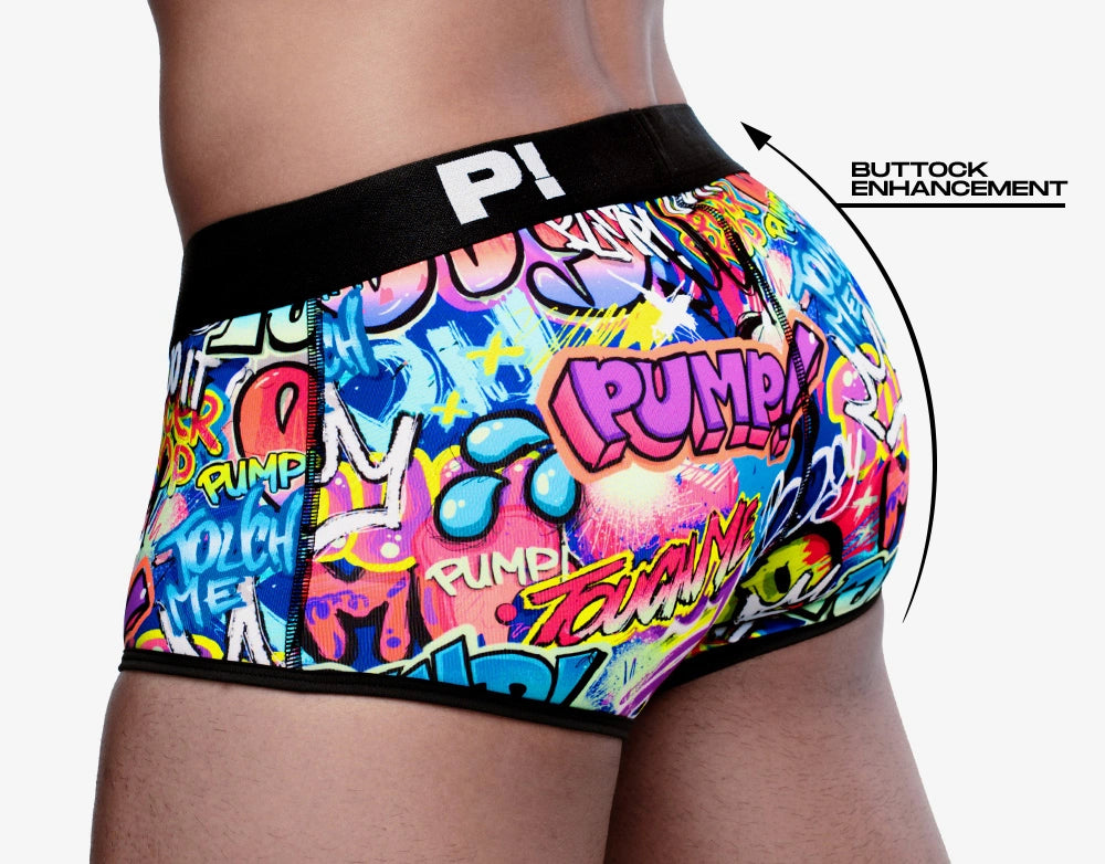 PUMP! Drip Boxer Graffiti - High-Quality Men's Underwear for Comfort & Style | Perfect for Gym, Workout & Everyday Wear