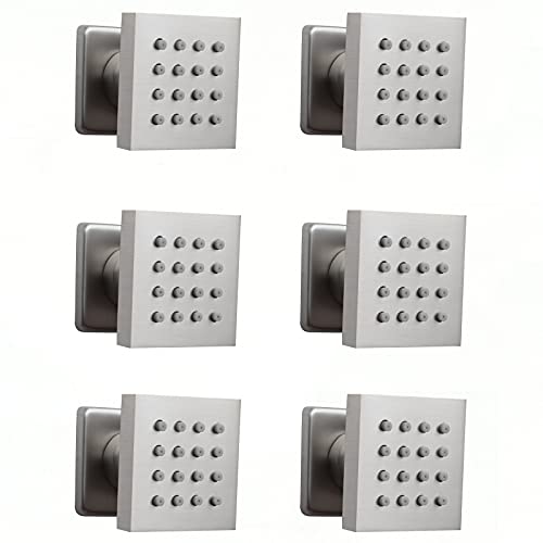 Brushed Nickel: 6 PCS