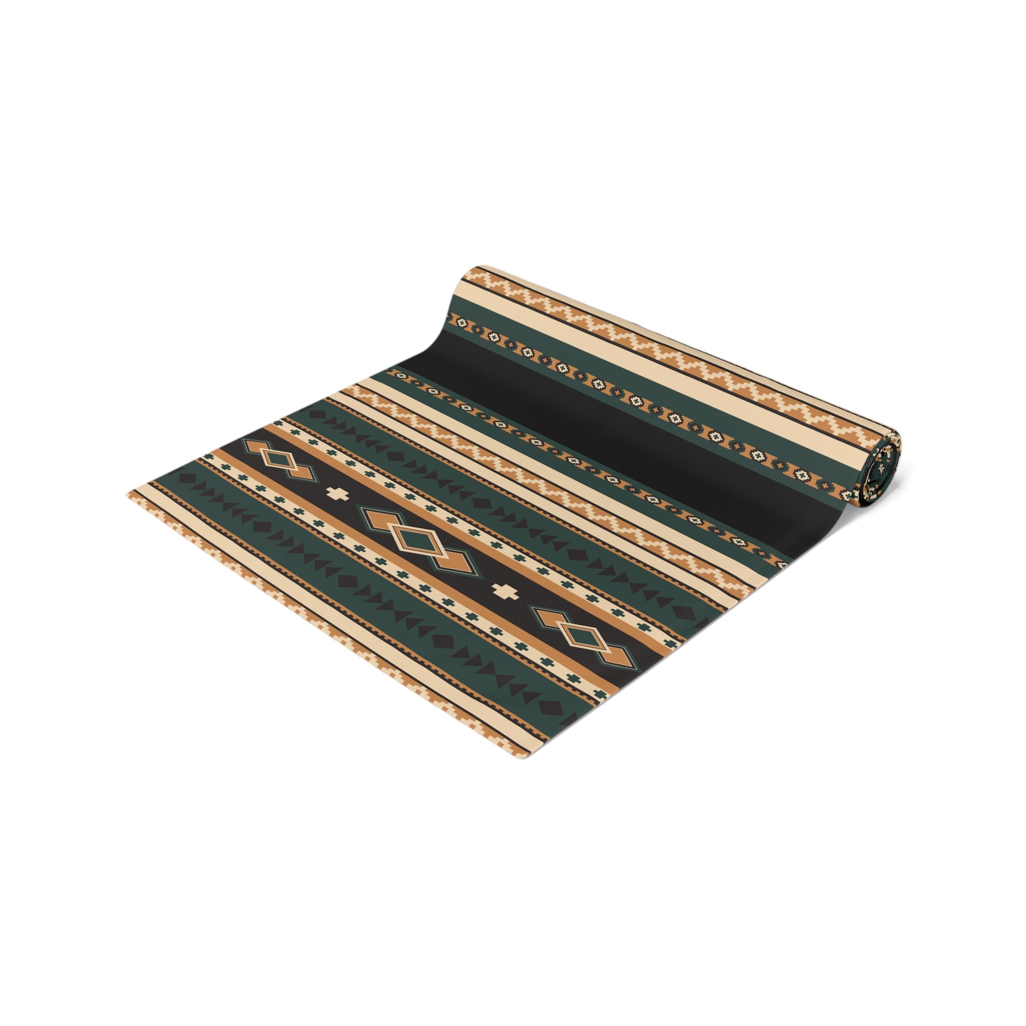 Southwestern Table Runner - Cotton or Polyester, 2 Sizes (36x12 & 72x14 inches) with Rolling Hills Design - Perfect for Dining Room Decor, Kitchen Table Setting & Western Home Decor