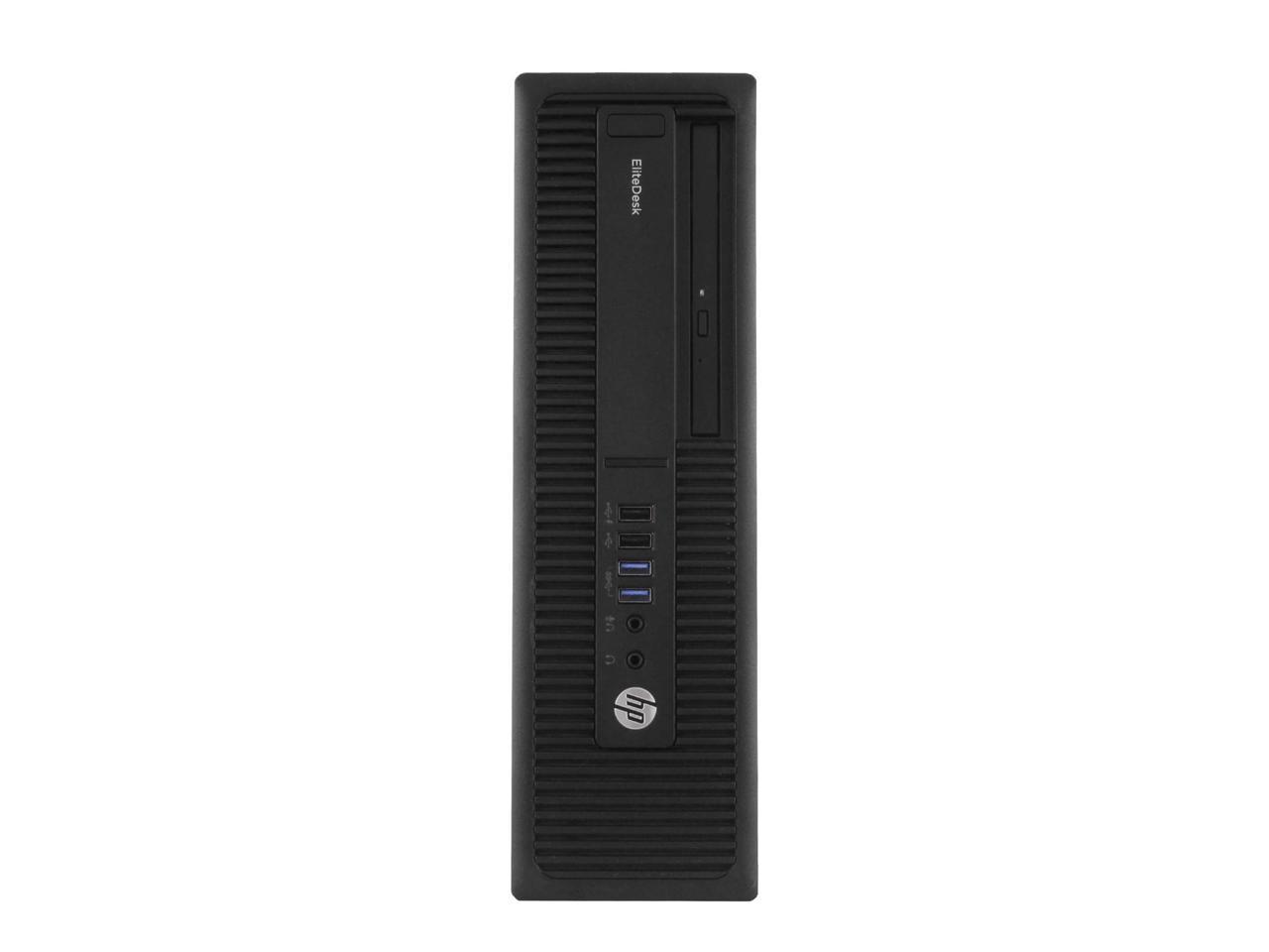 HP EliteDesk 800 G2 SFF Business Desktop PC - Intel Core i5-6500 Quad-Core 3.6GHz, 16GB DDR3 RAM, 512GB SSD, WiFi, Windows 10 Pro - Triple Monitor Support for Office & Home Use