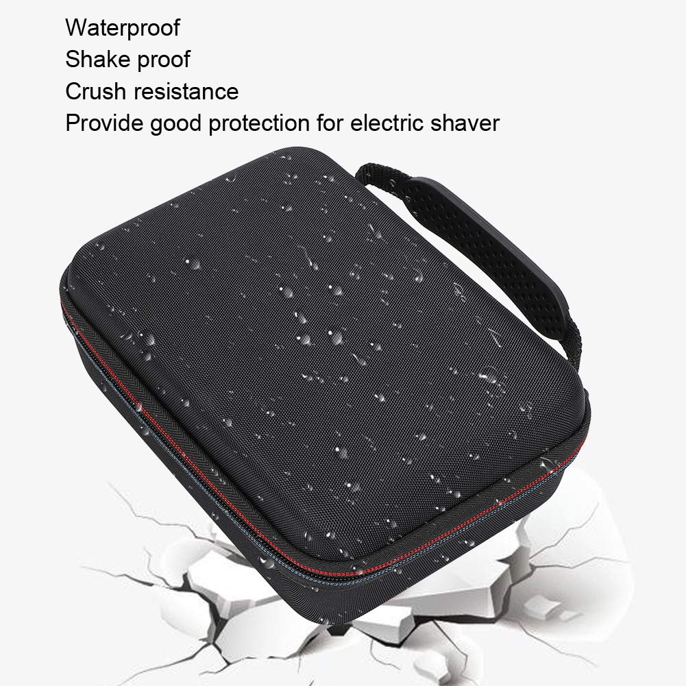 Professional Barber Scissor Case & Hairdressing Bag - Black Storage Organizer for Electric Hair Clippers, Cutter Heads, Limit Combs & Chargers (GC-0093) - Perfect for Salon, Barber Shop & Travel Use