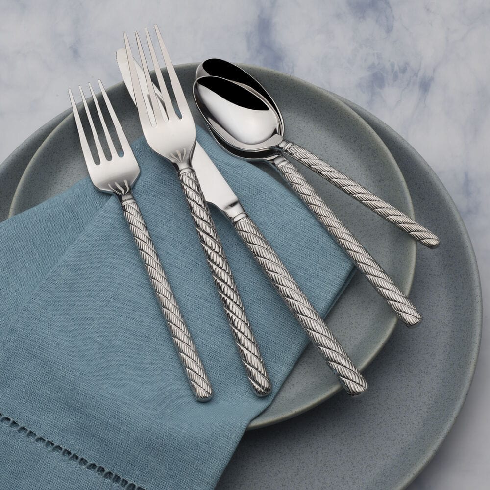 20-Piece Neptune Flatware Set - Stainless Steel Silverware for 4 People - Elegant Dinnerware Set for Everyday Use & Special Occasions - Perfect for Dining, Entertaining & Gifts