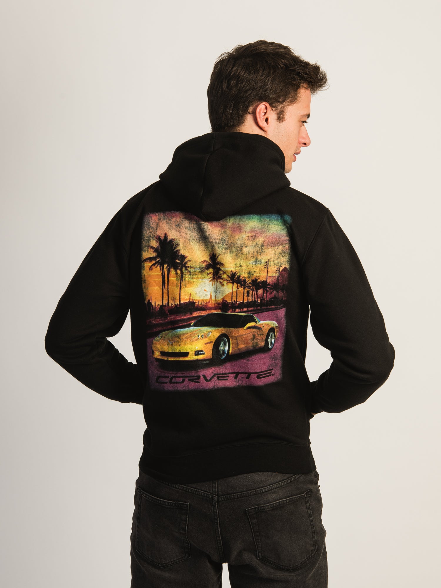 Chevy Corvette Pullover Hoodie for Men & Women - Soft Fleece Sweatshirt with Classic Logo - Perfect for Casual Wear, Car Enthusiasts & Gifts