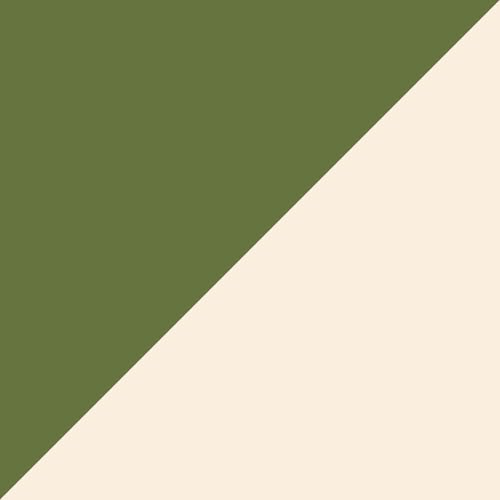 Beige & Olive Green