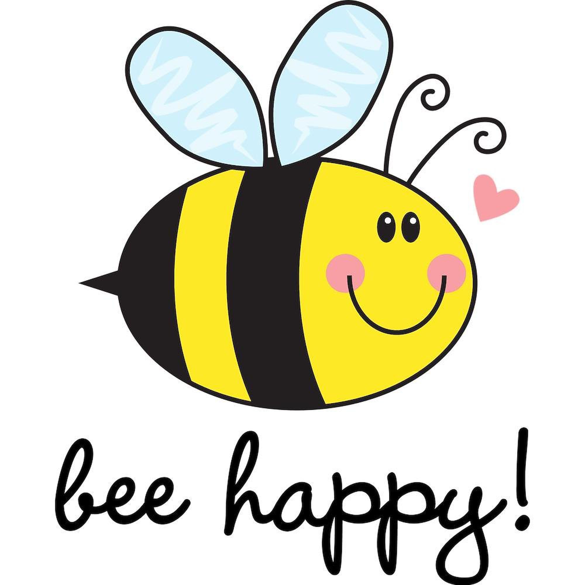 Bee Happy Ceramic Coffee Mug 11 oz (325 ml) - Perfect for Tea, Hot Cocoa & Office Use - Cute Gift Idea for Bee Lovers