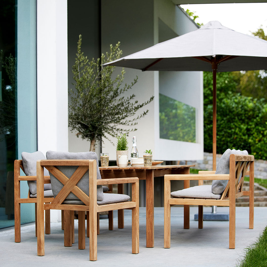 Grace Outdoor Chair - Durable Patio Furniture for Garden, Backyard, Poolside & Camping - Comfortable Folding Lounge Chairs for Relaxing Outside