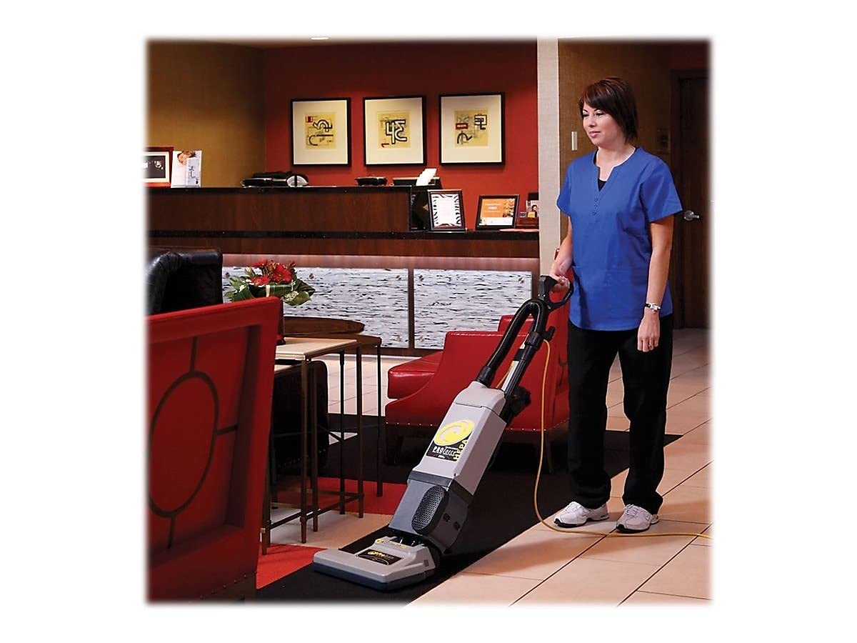 ProTeam ProForce 1500XP HEPA Bagged Upright Vacuum Cleaner | Commercial Grade with On-Board Tools | Powerful Suction for Offices, Schools & Large Spaces