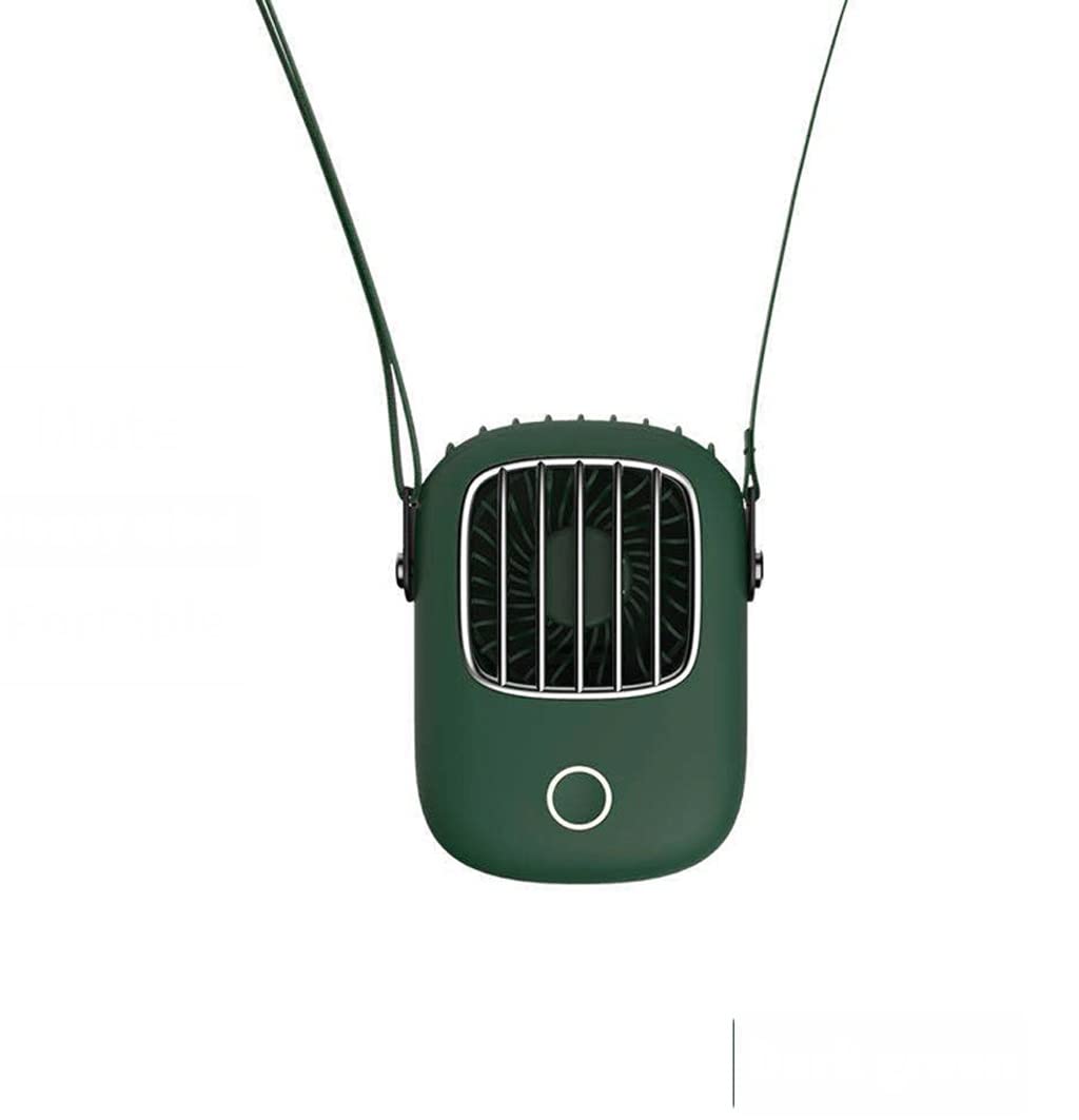 Cornmi Portable Mini USB Fan - 5V Rechargeable Handheld Cooling Fan, Ultra Quiet Personal Fan for Home, Office, Outdoor Sports & Travel (Green, 4.5 x 3.5 x 1.3 inches) - Perfect for Desk, Gym, Camping & Beach Use