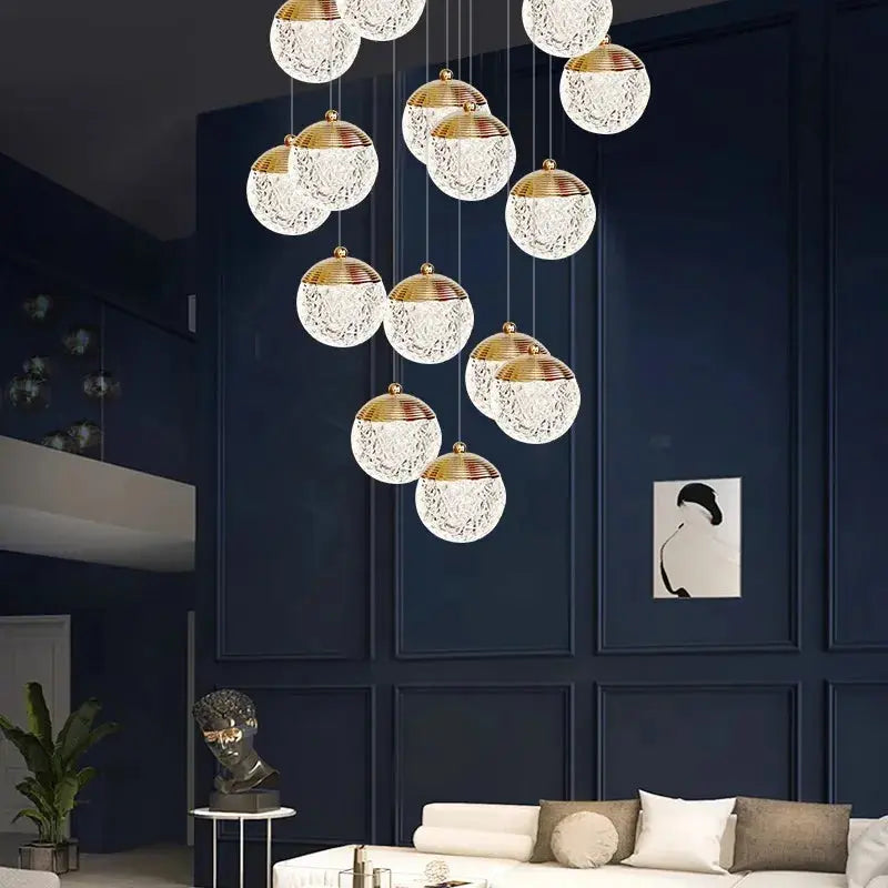Luxury Gold and Silver Large Crystal Chandelier for Foyer Entryway - Elegant Lighting Fixture for Grand Entrance, Dining Room, or Living Room Decor
