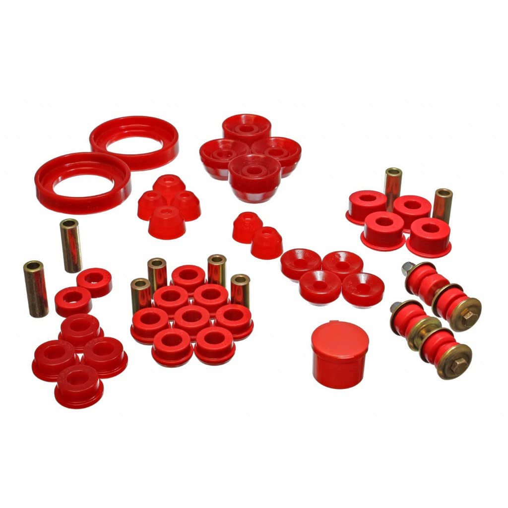 Energy Suspension Hyper-Flex Master Red Bushings Kit for 1995-1997 Honda Odyssey | 16.18107R | Improve Ride Comfort & Handling for Daily Commute & Road Trips