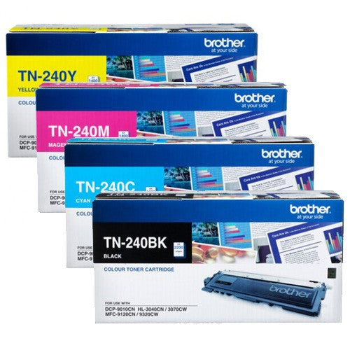 Brother TN 240C Genuine Cyan Blue Toner Cartridge - High Yield Replacement for Brother Printers - Perfect for Home Office & Small Business Printing Needs