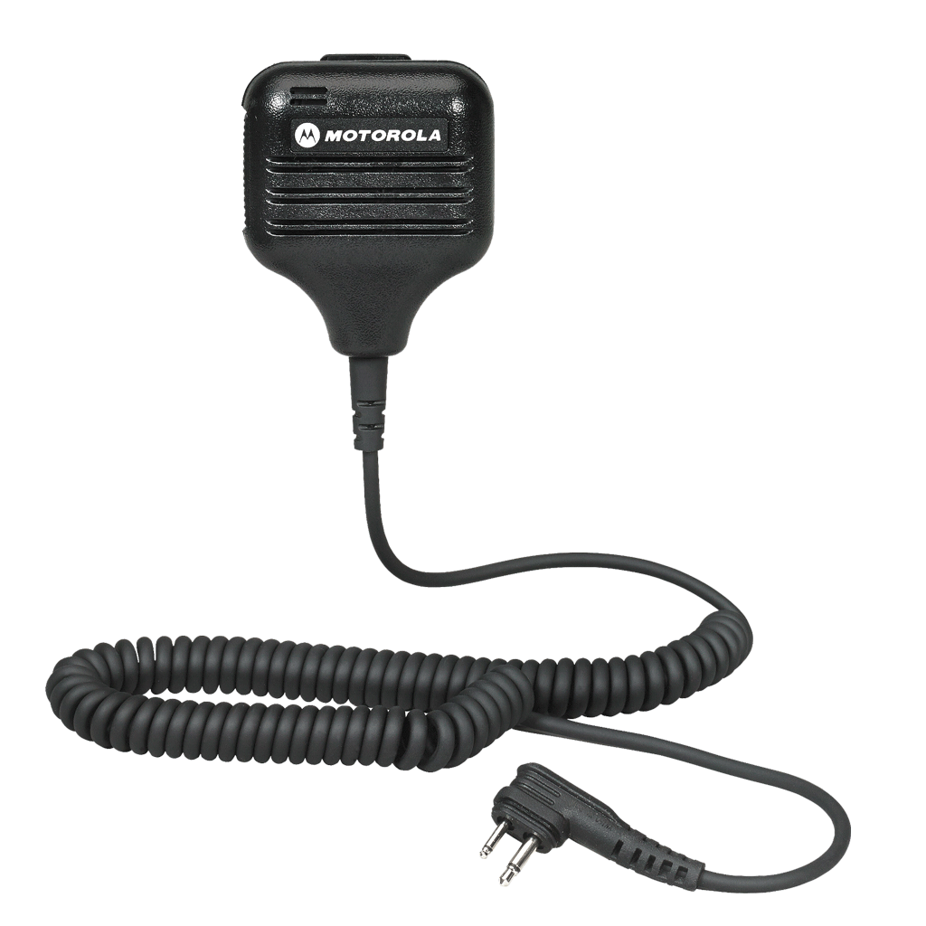 Motorola HKLN4606 Two-Way Radio Speaker Microphone - Durable & Clear Communication for Construction, Security & Outdoor Adventures