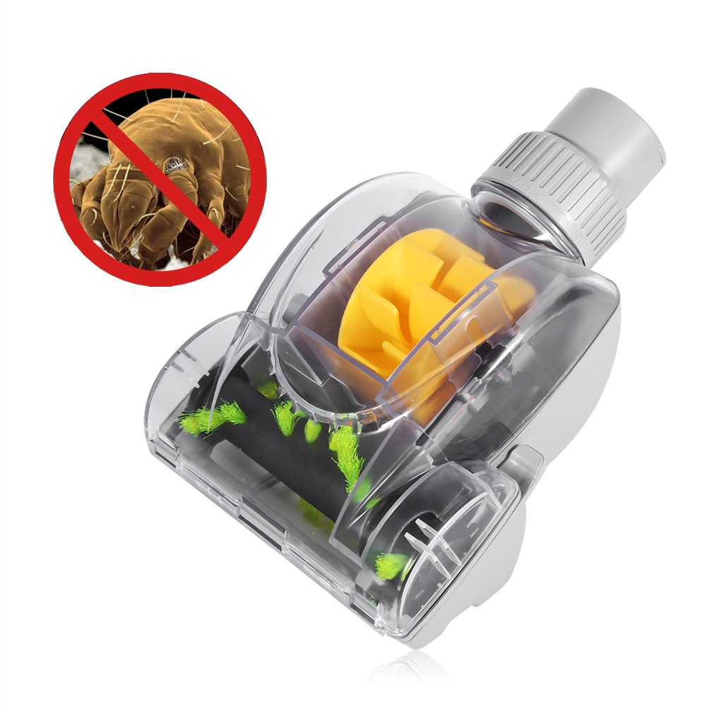 01 Vacuum Cleaner Head - Efficient Turbo Brush for Pet Hair & Dust, Lightweight & Sturdy Design, Safe for Bedding, Pillows, Sofas & Carpets - Perfect for Home Cleaning & Allergy Relief