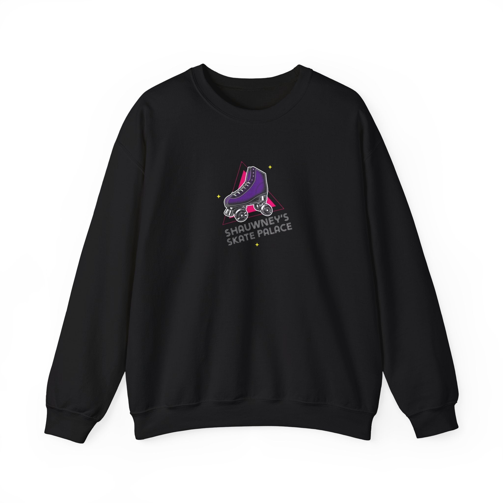 Shauwney's Skate Palace Crewneck Sweatshirt - Men's & Women's Casual Pullover Hoodie for Streetwear & Skateboarding - Perfect for Urban Fashion & Skate Park Outfits