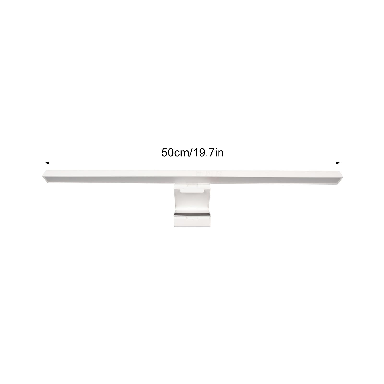 Joyzan Computer Monitor Light Bar - Dimmable LED Screen Lamp with Touch Control, Adjustable Stepless Dimming & Blue Light Reduction for Eye Strain Relief - Perfect for Home Office, Gaming & Reading (White)