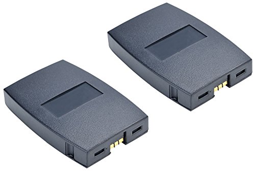 Synergy Digital Wireless Headset Batteries - 6V 2000mAh Ni-MH Rechargeable Battery Pack (2-Pack) for Eartec Comstar & Com-Center Wireless Headsets | Long-Lasting Power for Call Centers, Warehouses & Office Communication