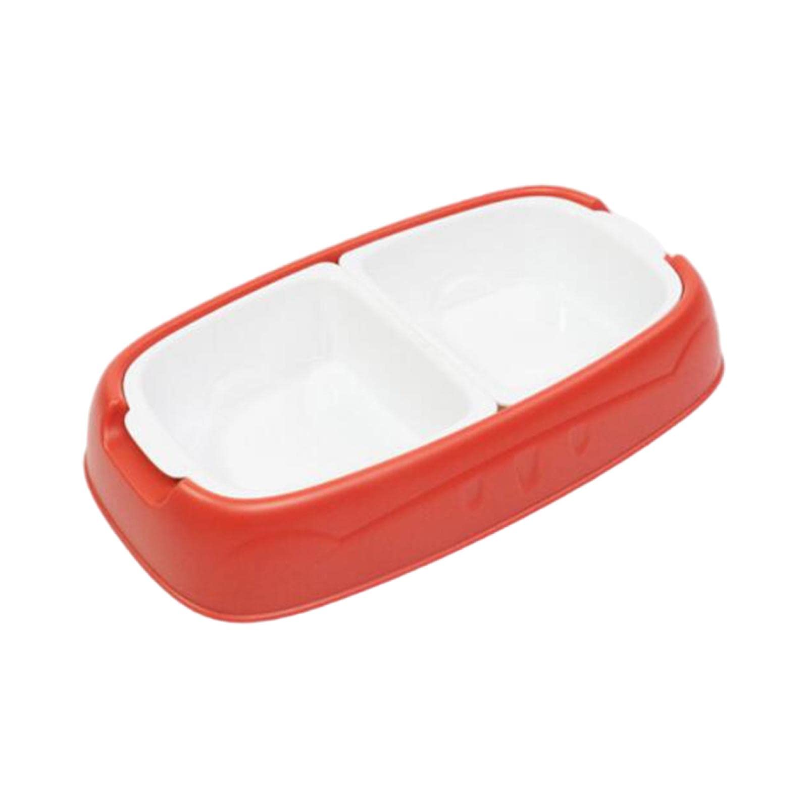 **Enakshi Anti-Skid Pet Water & Food Bowl for Dogs and Cats - Red | Automatic Feeder & Dispenser for Puppies | Durable Pet Supplies for Indoor & Outdoor Use**