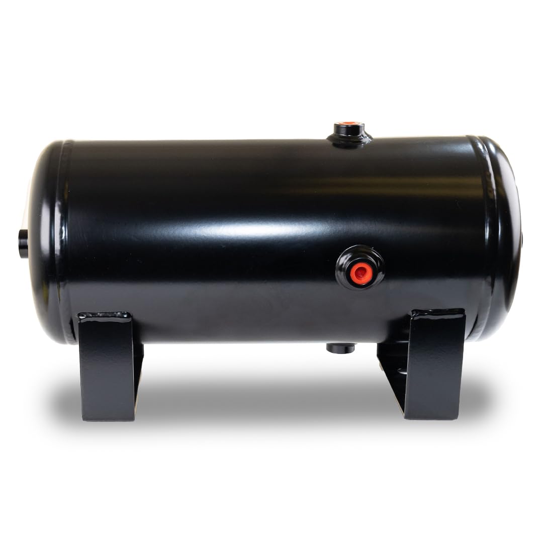 Kleinn 6275RT 1.5 Gallon Air Tank for Trucks & Vehicles - Heavy Duty Air Horn System Accessory - Perfect for Off-Roading, Emergency Alerts & Custom Car Upgrades