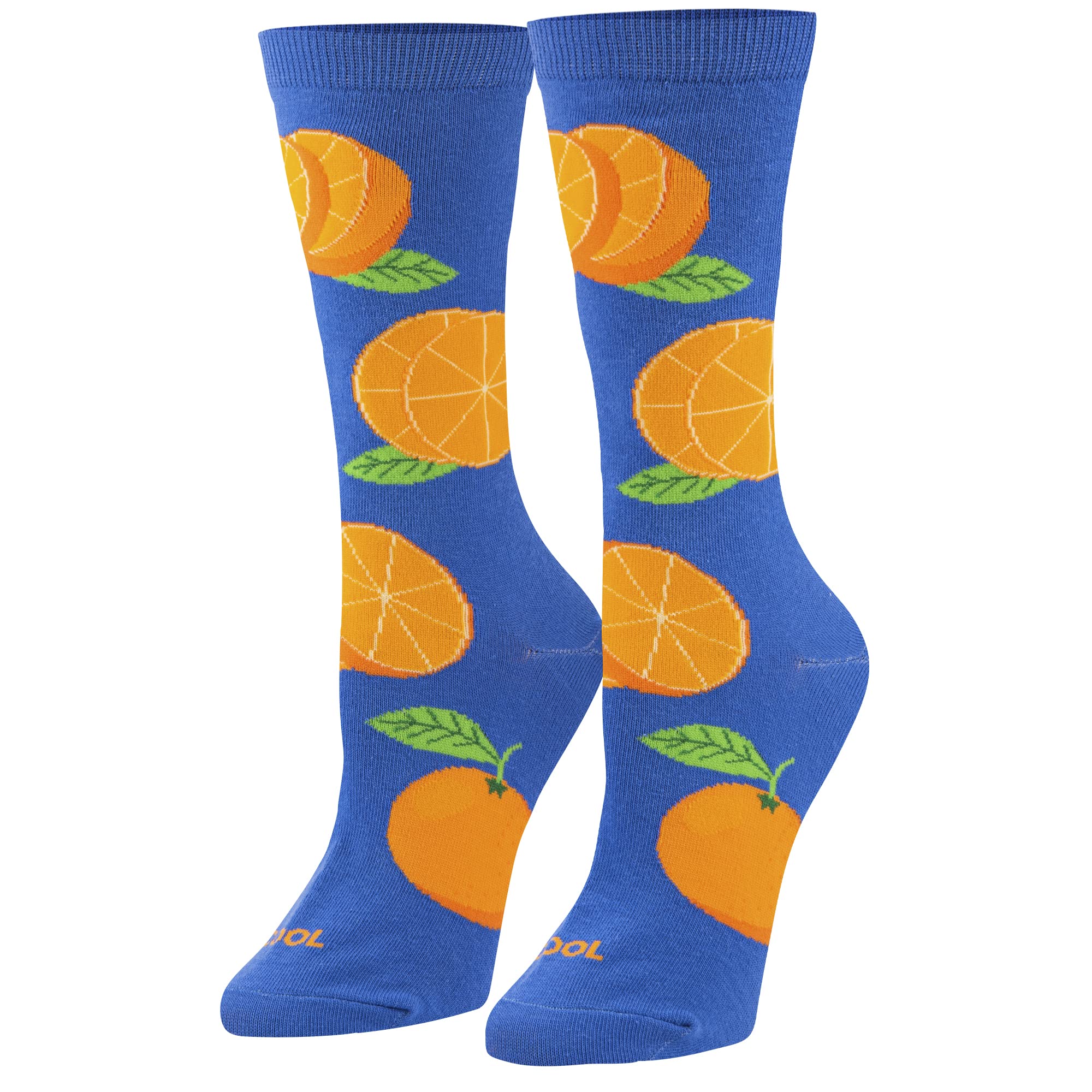 Fun Fruit Print Crew Socks for Women - Cute & Comfortable for Daily Wear