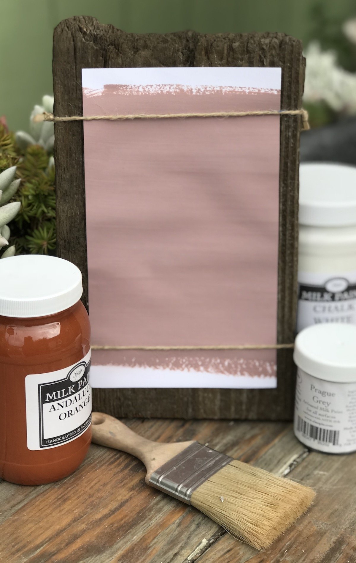 Sinopia All Natural Artisanal Milk Paint - Southwest Mauve (1 Gallon) | Eco-Friendly Non-Toxic Paint for Furniture, Cabinets & Home Decor | Perfect for DIY Projects & Vintage Restoration