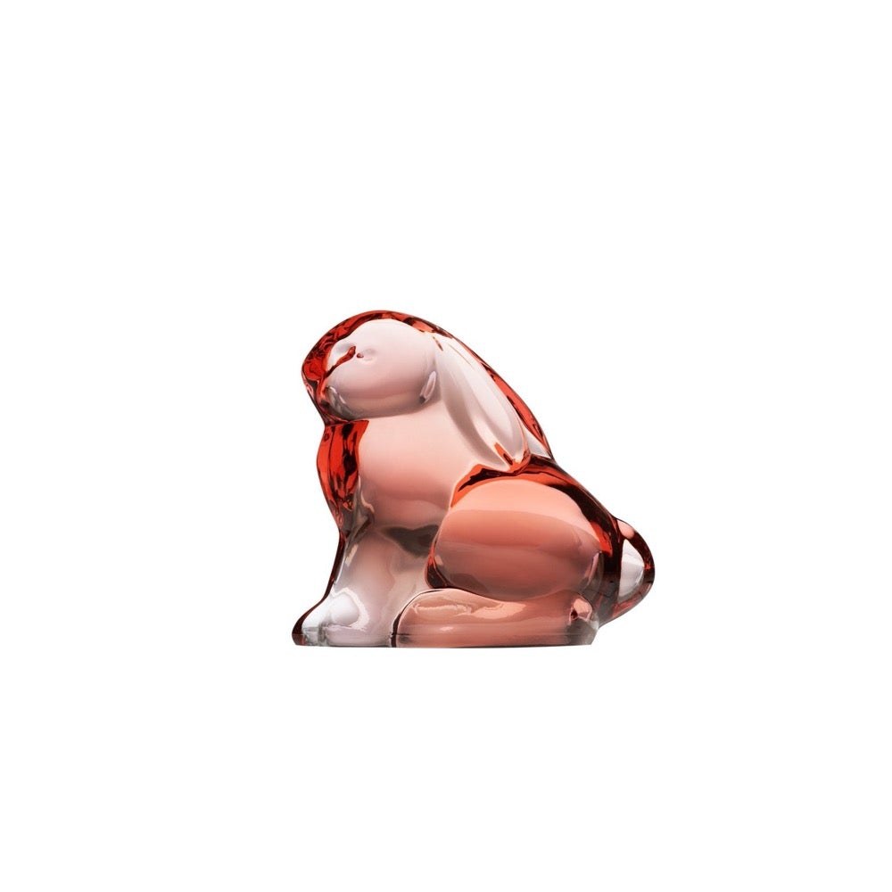 Pink Crystal Bunny Figurine - Elegant Home Decor, Gift for Easter, Birthday & Wedding - Perfect for Shelf Display, Table Centerpiece & Party Favors