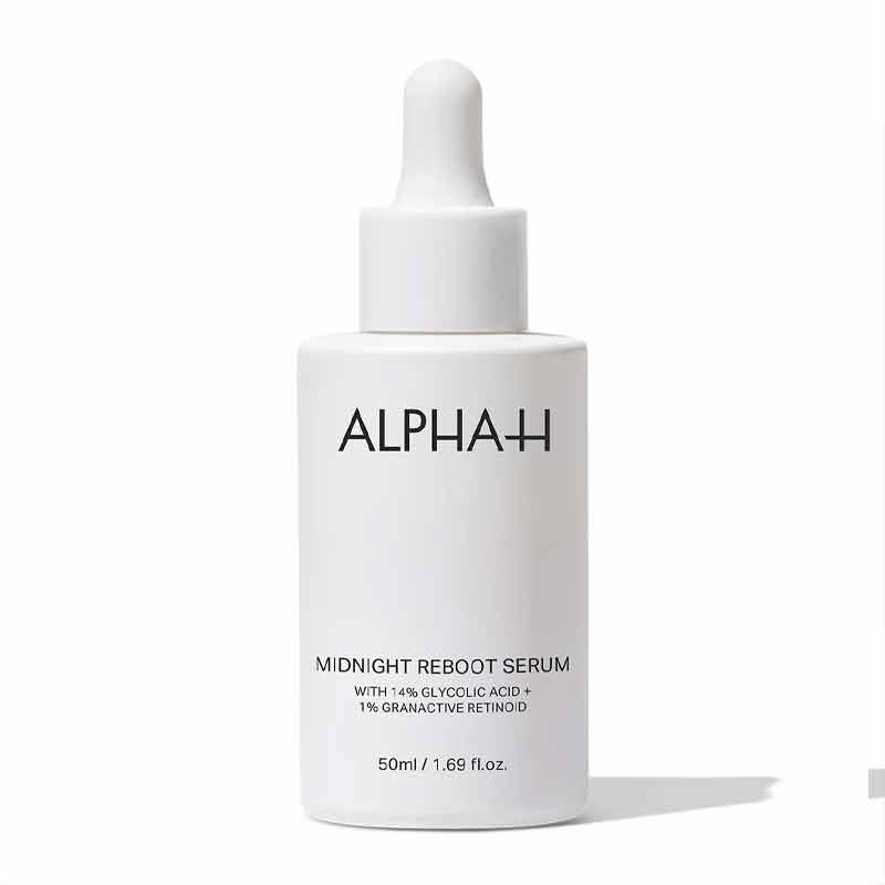 Alpha H Midnight Reboot Serum - Overnight Skin Renewal Treatment for Glowing Complexion | Perfect for Nighttime Skincare Routine & Anti-Aging Regimen