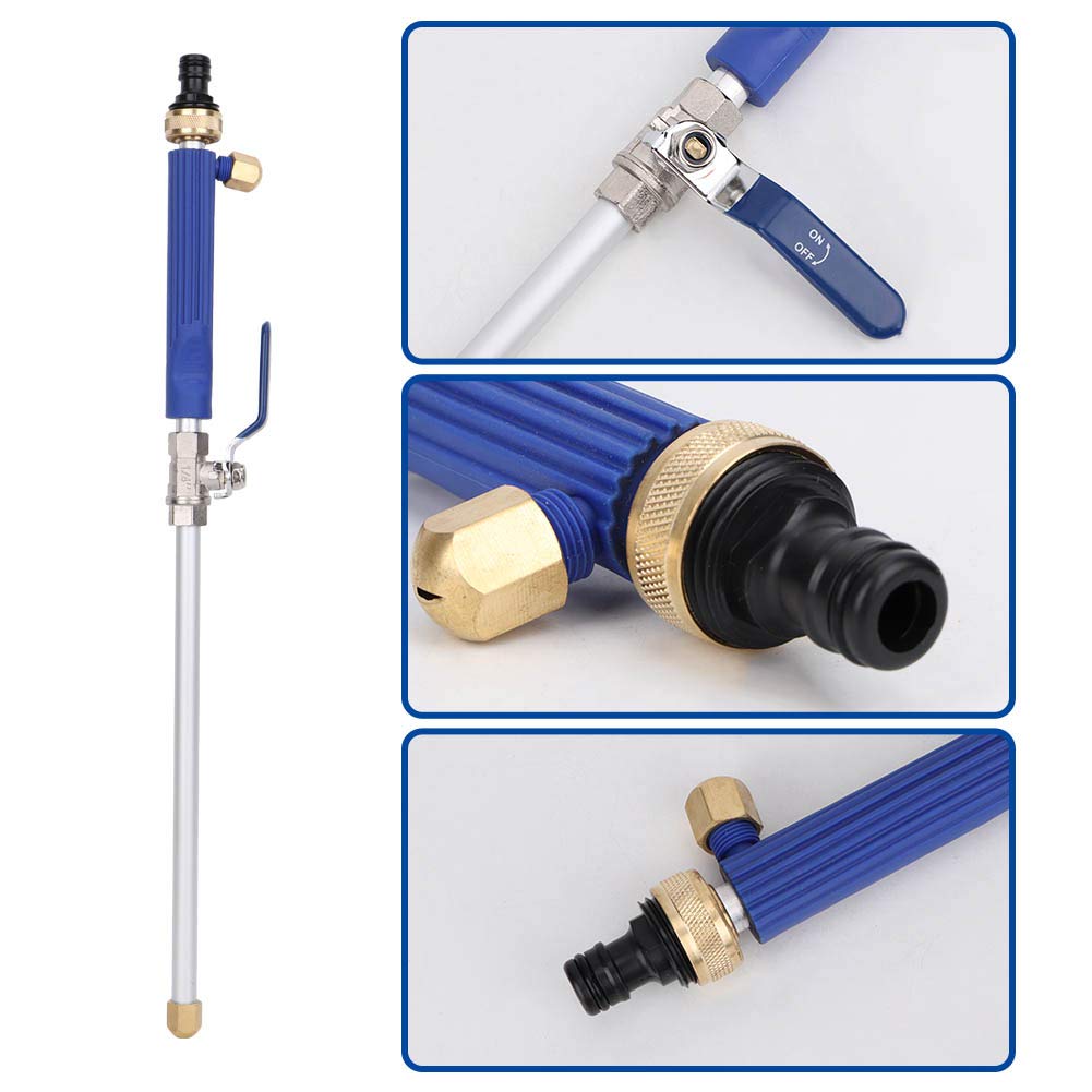 Hydro Jet High Pressure Wand - Aluminum Alloy Power Washer Spray Nozzle for Car Washing, Outdoor Window Cleaning & Patio Cleaning | Heavy Duty Water Jet Attachment for Pressure Washers