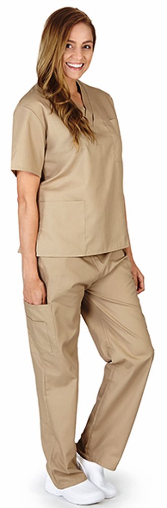Premium Unisex Medical Nurse Scrubs Set - Comfortable & Durable Workwear Uniform for Healthcare Professionals - Sizes XXS to 3XL - Ideal for Hospitals, Clinics & Long Shifts