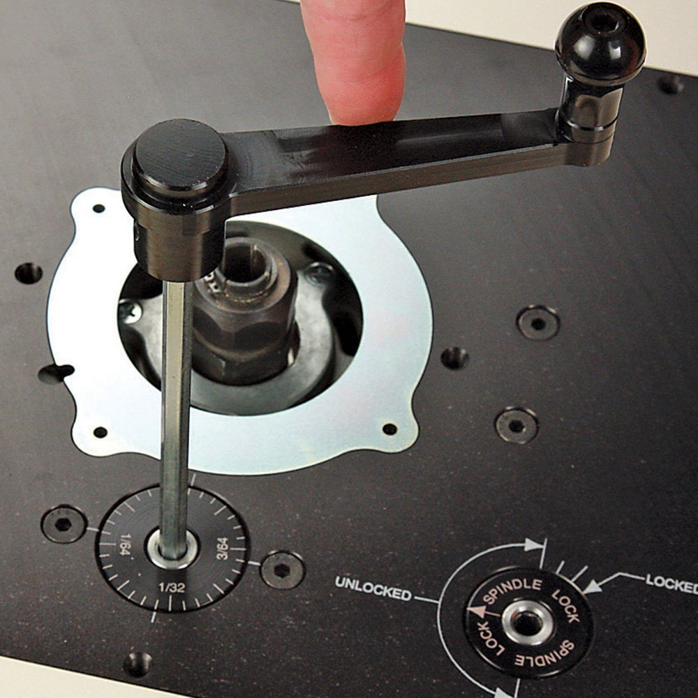 Incra Mast-R-Lift-II-R Router Lift - Precision Woodworking Tool for Rockler Router Tables | Perfect for DIY Projects & Professional Woodworking