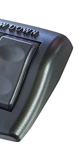 Bennett Marine ES2000 Euro-Style Rocker Switch - Black | Waterproof Boat Toggle Switch for Marine, RV & Automotive Use