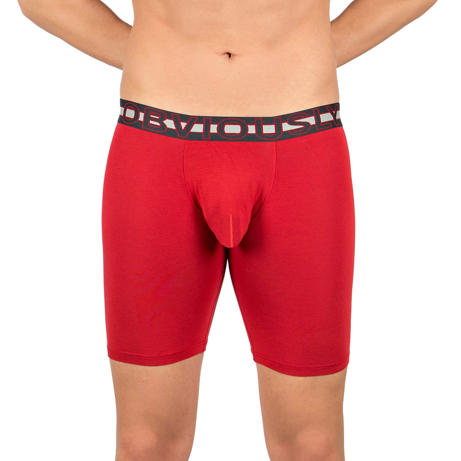 Obviously EveryMan - 6 Inch Boxer Briefs for Men, Soft Cotton Underwear with Comfortable Waistband, Breathable & Moisture-Wicking, Multipack (3/5/7 Pack) - Perfect for Daily Wear, Workout & Sports